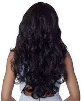 BLACK Deep Wave Wigs. Synthetic hair wigs. Heat resistant.