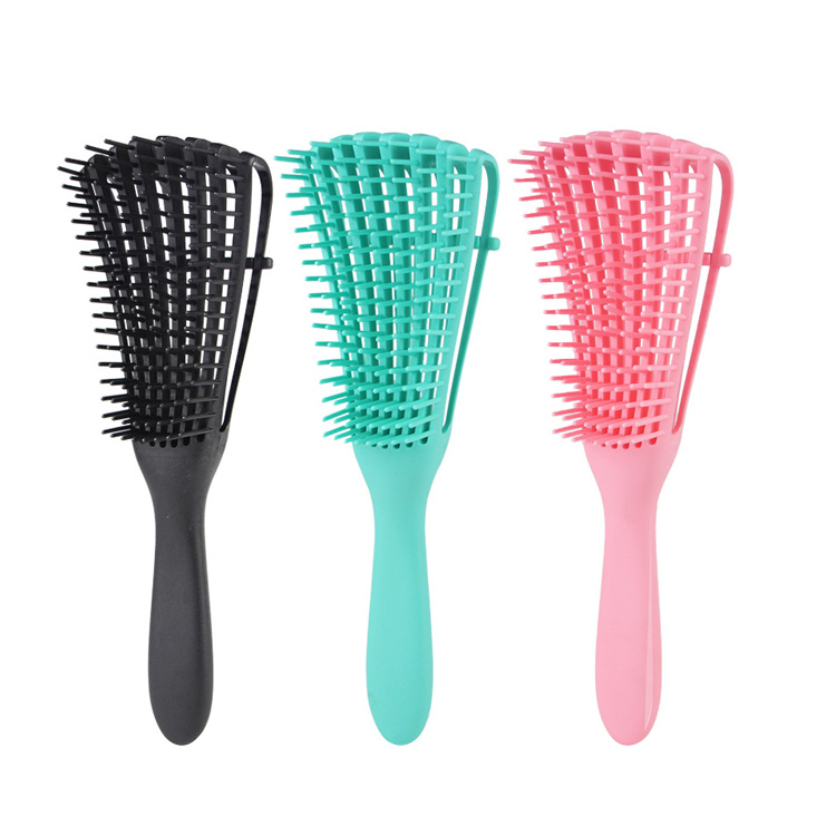 HAIR DETANGLER BRUSHES, 3 (THREE) PIECES. High Quality Guarantee Women  Professional Detangling Hair Brush for All hair types. - AHOSI BEAUTY