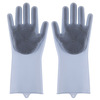 2 (TWO) PAIRS MAGIC GLOVES. 100% Food Grade, Silicone, Rubber Heat Resistant, Magic Scrubber, Household Washing Cleaning Dishwashing Gloves