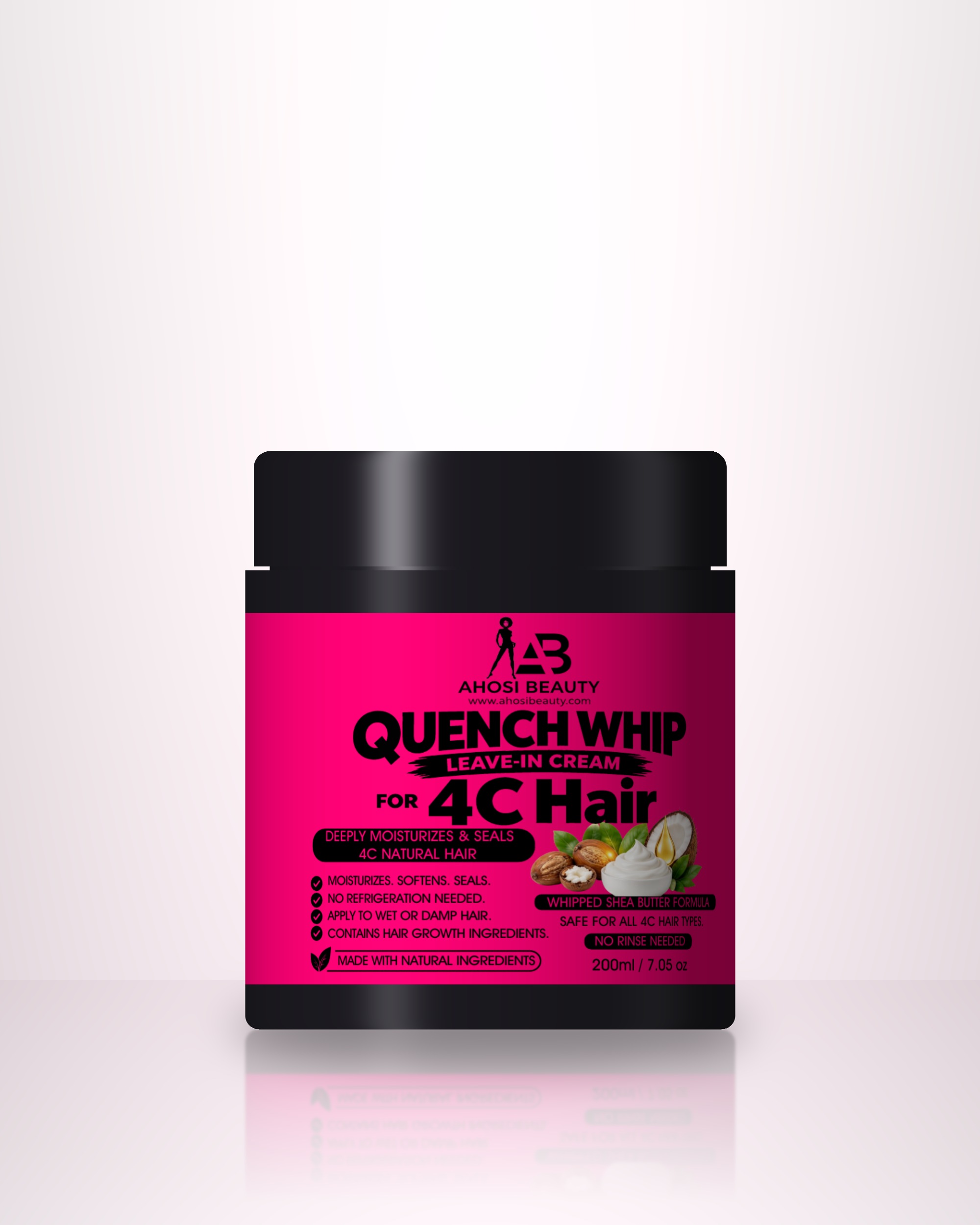 Quench Whip Leave-In Cream for 4C Hair