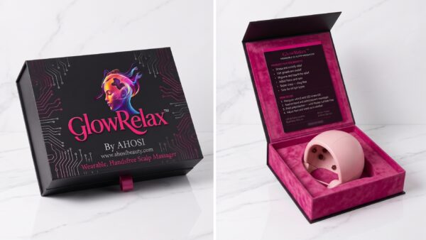 GlowRelax Wearable Scalp Massager Bonnet by AHOSI Beauty